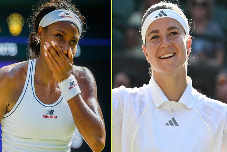 Video tennis Muchova - Gauff: Tie-break điên rồ, đoạt vé chung kết xứng đáng (Wimbledon)