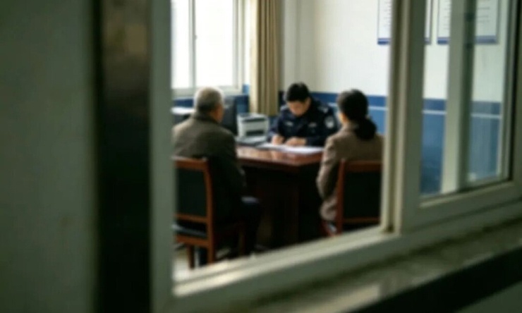 Sau ba lần đến đồn cảnh sát cầu cứu, ông Zhao mới được hỗ trợ toàn tất thủ tục ly hôn. Ảnh minh họa: Sina