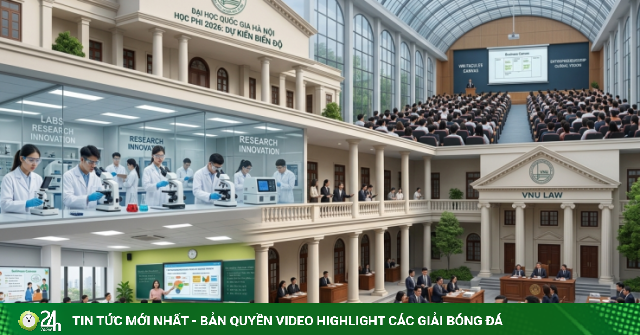 Học phí dự kiến của 12 trường thuộc Đại học Quốc gia Hà Nội năm 2026