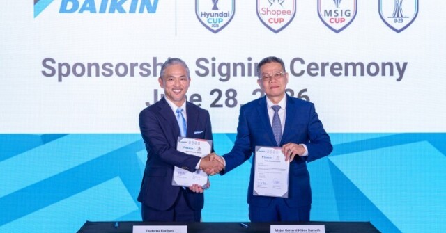 Daikin chính thức trở thành đối tác chiến lược của ASEAN United FC