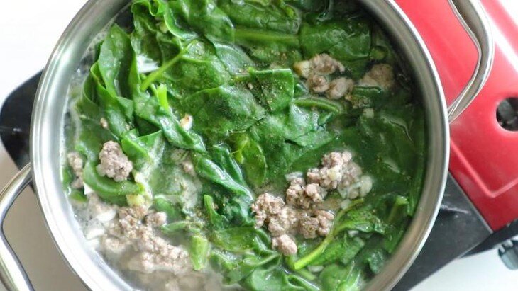 Canh cua rau mồng tơi - món ăn thanh mát ngày hè, giàu dinh dưỡng, ít năng lượng, hỗ trợ giảm táo bón.