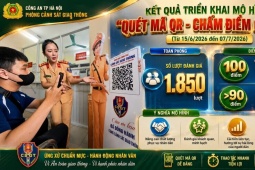Người dân "chấm điểm" Cảnh sát giao thông qua mã QR