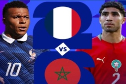 Trực tiếp bóng đá Pháp - Morocco: Mbappe có thống kê  " khủng "  nhất giải (World Cup)