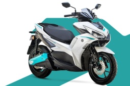 Xe điện Yamaha Aerox E chính thức ra mắt, chạy 117 km mỗi lần sạc