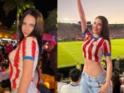 Fan nữ Paraguay mang vẻ đẹp vạn người mê, xứng danh "đệ nhất mỹ nhân" World cup
