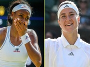 Video tennis Muchova - Gauff: Tie-break điên rồ, đoạt vé chung kết xứng đáng (Wimbledon)