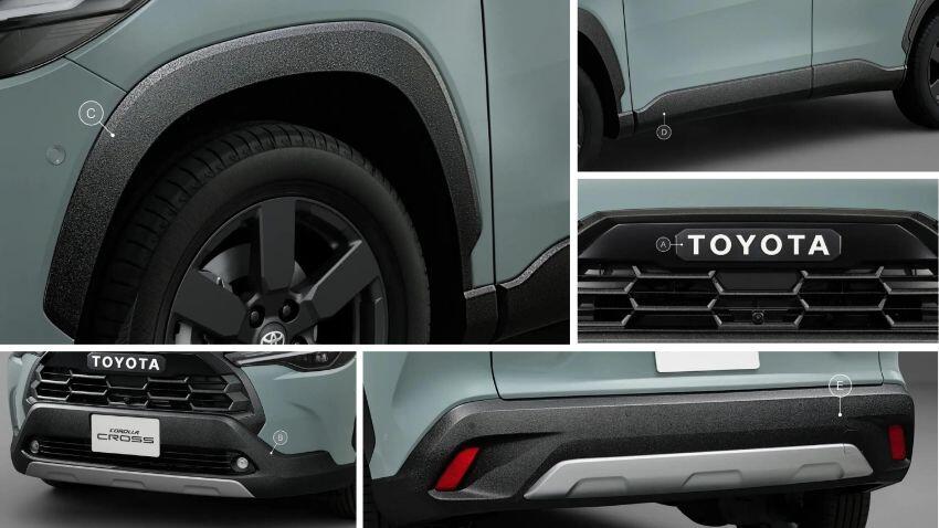 Toyota cũng nâng cấp trang bị cho các biến thể HEV Z và HEV GR Sport.