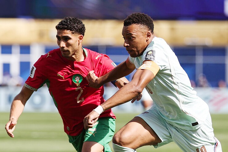 Trực tiếp bóng đá Pháp - Morocco: Bono cứu thua (World Cup) (Hết giờ)