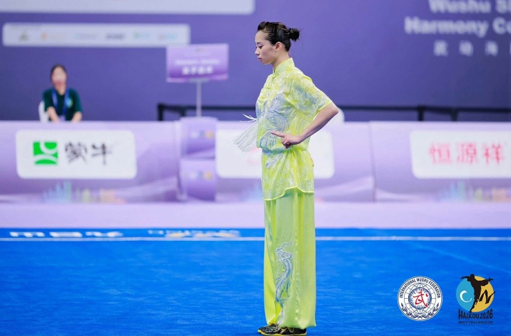Thuý Vi kết thúc bài thi với thành tích HCĐ.
