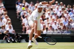 Video tennis Fery – Zverev: Kịch tính set đầu, vé chung kết về tay (Wimbledon)