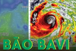 Siêu bão Bavi áp sát đất liền với sức gió gần 200 km/h, có thể mạnh hơn Yagi khi đổ bộ
