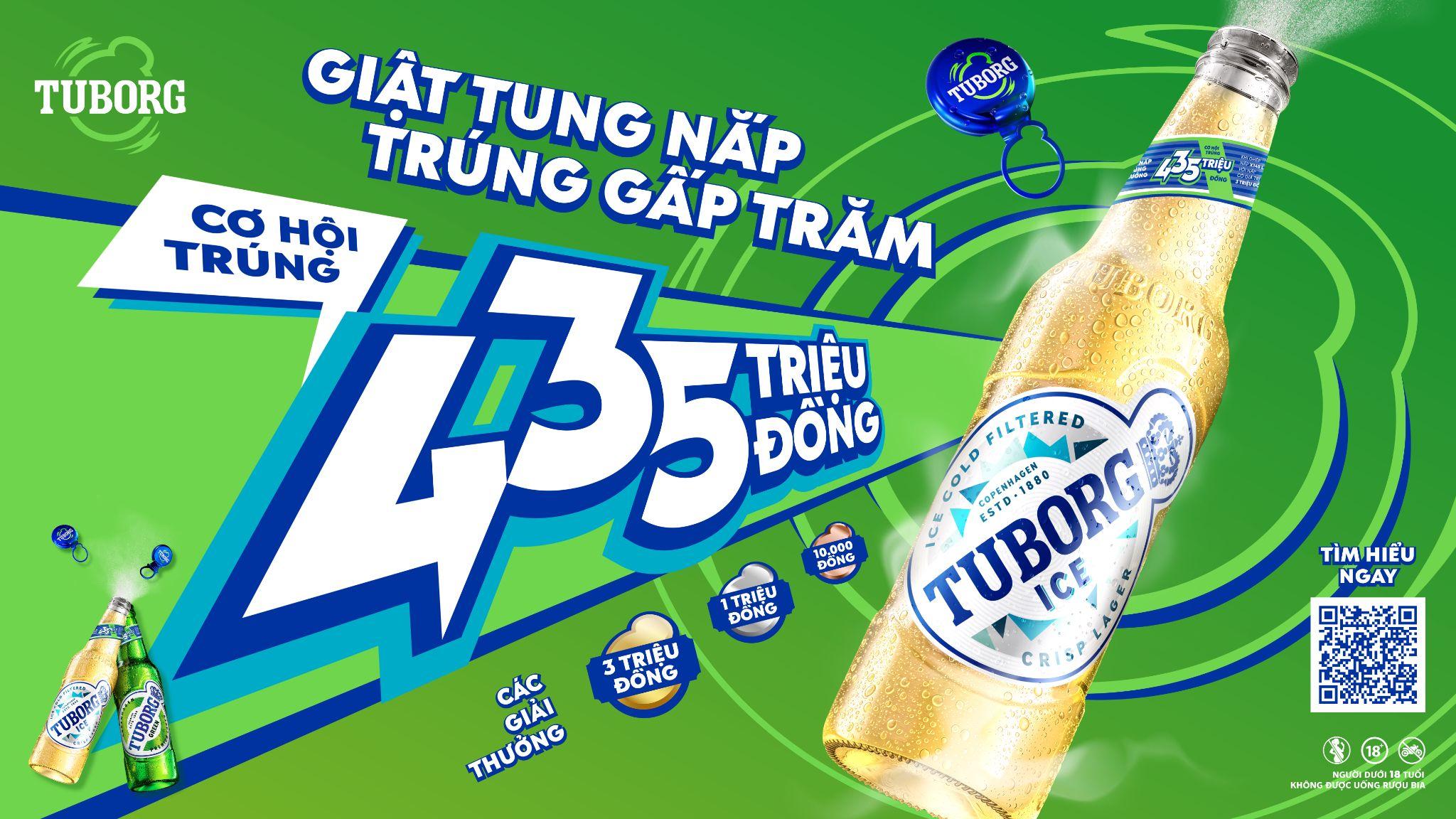 Bia Tuborg giới thiệu chương trình khuyến mại lớn lấy cảm hứng từ chiếc nắp giật mang tính biểu tượng