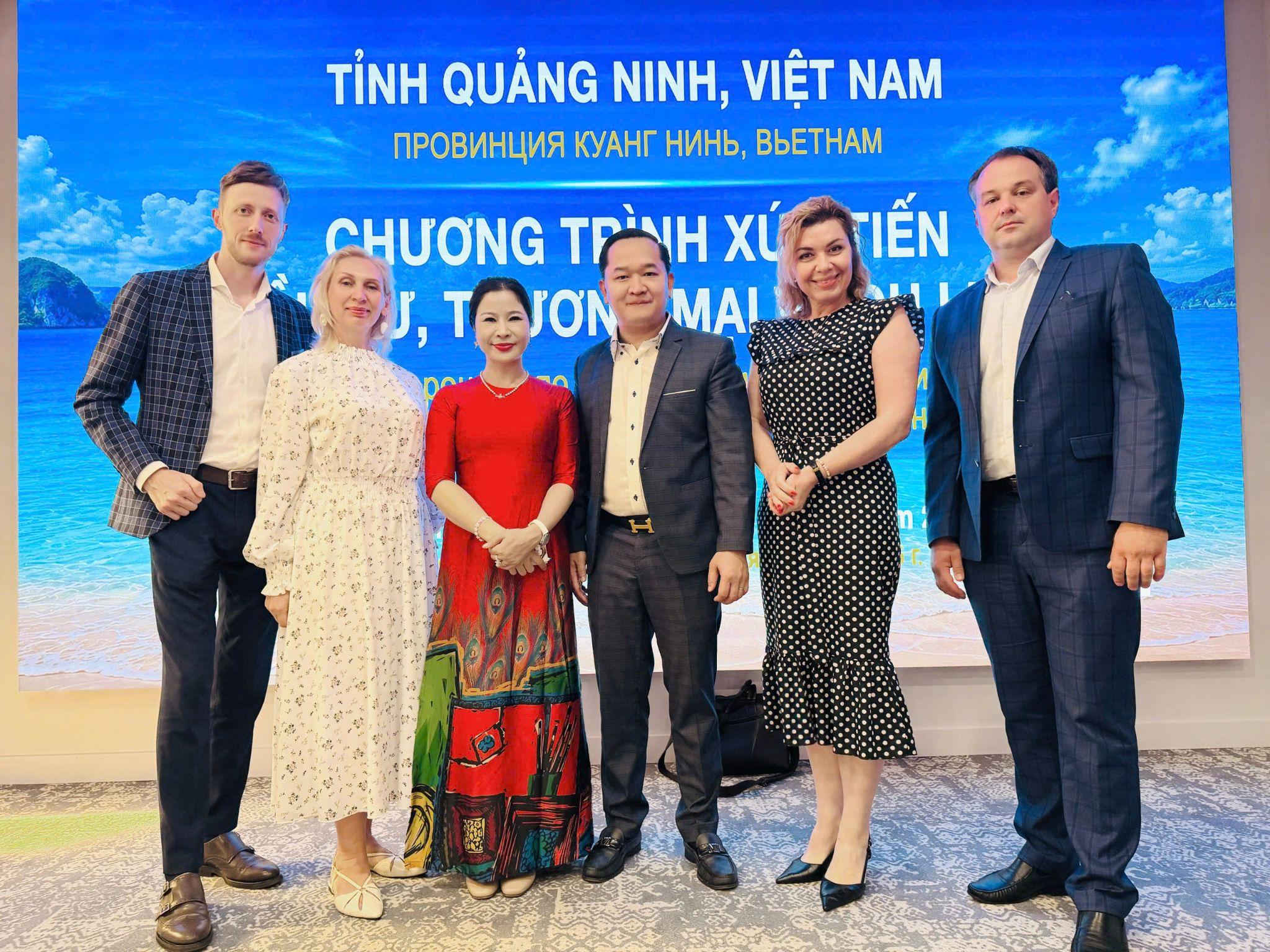 Đại diện FTE Travel và Hiệp hội Du lịch vùng Ural trong chương trình xúc tiến đầu tư, thương mại và du lịch, hướng tới thúc đẩy kết nối du lịch và phát triển thị trường khách giữa Việt Nam và Liên bang Nga.