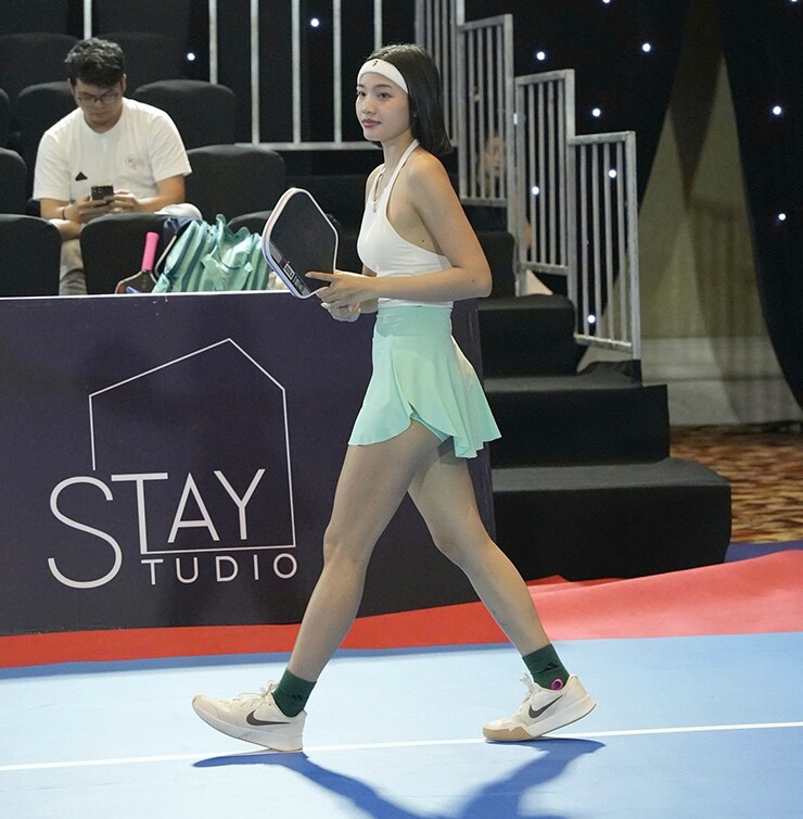 Người đẹp Thanh Trang lập cú đúp danh hiệu ở giải pickleball toàn sao - 1