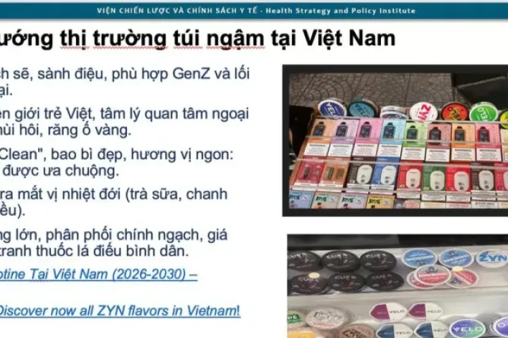 Giới trẻ trước hiểm hoạ từ túi ngậm nicotine, Bộ Y tế đề xuất cấm toàn diện