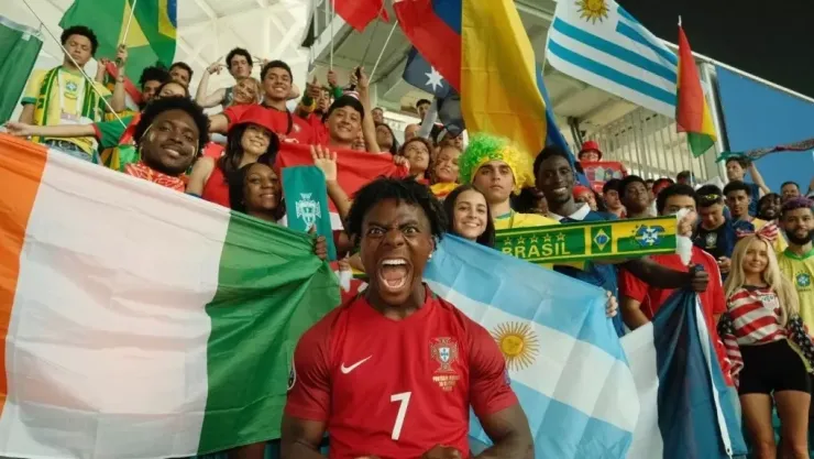 IShowSpeed mặc áo thi đấu giống Ronaldo, quay MV "World Cup (Champions)". Ảnh: Fanpage IShowSpeed