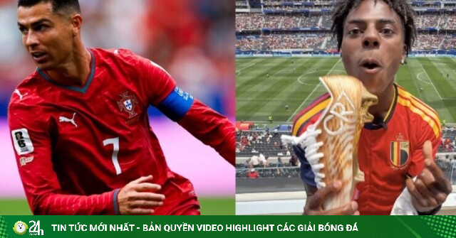 Cristiano Ronaldo tặng giày CR7 bản giới hạn cho streamer IShowSpeed khiến dân mạng ghen tị