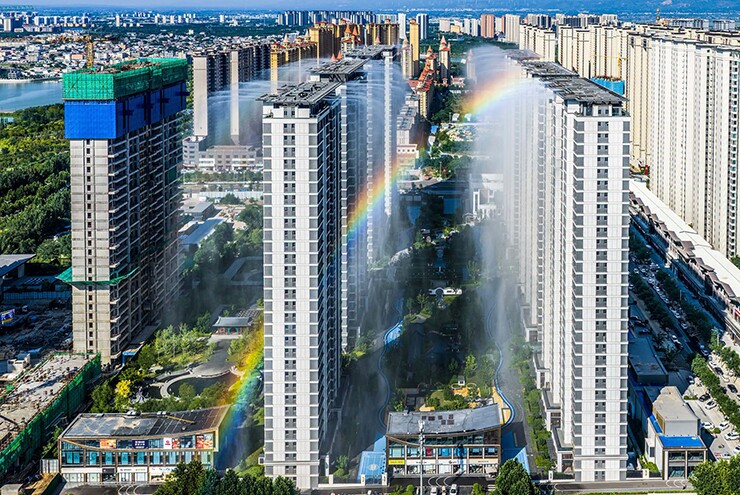 “Điều hòa ngoài trời” của Trung Quốc làm xôn xao mạng xã hội vì ý tưởng lạ - 1