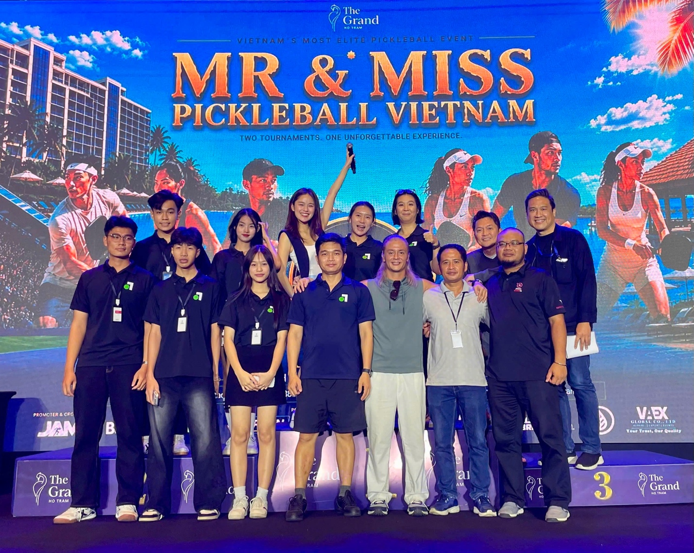 Giải đấu được SportsJAM, Baseline và The Grand Ho Tram phối hợp tổ chức
