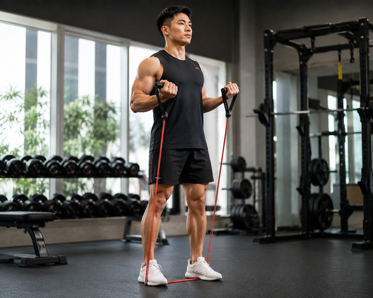 Tập luyện sức mạnh đúng cách giúp kích thích cơ bắp phát triển và tăng độ săn chắc