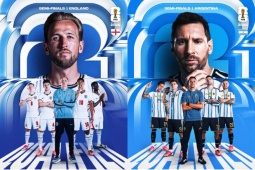 Anh - Argentina vào bán kết World Cup nhờ "gà son", có lép vế so với Pháp - TBN? (Clip 1 phút)