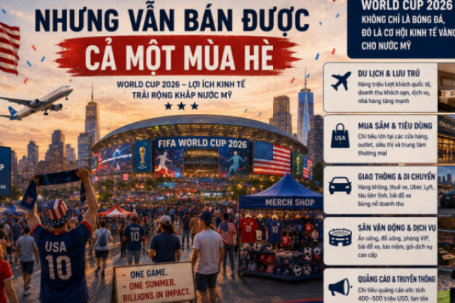ĐT Mỹ dừng bước, nhưng nước Mỹ mới là nhà vô địch World Cup 2026!