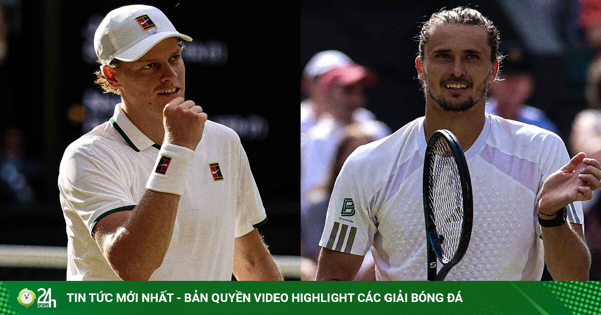 Trực tiếp tennis Sinner – Zverev: Chờ màn lật đổ ngoạn mục (CK Wimbledon)