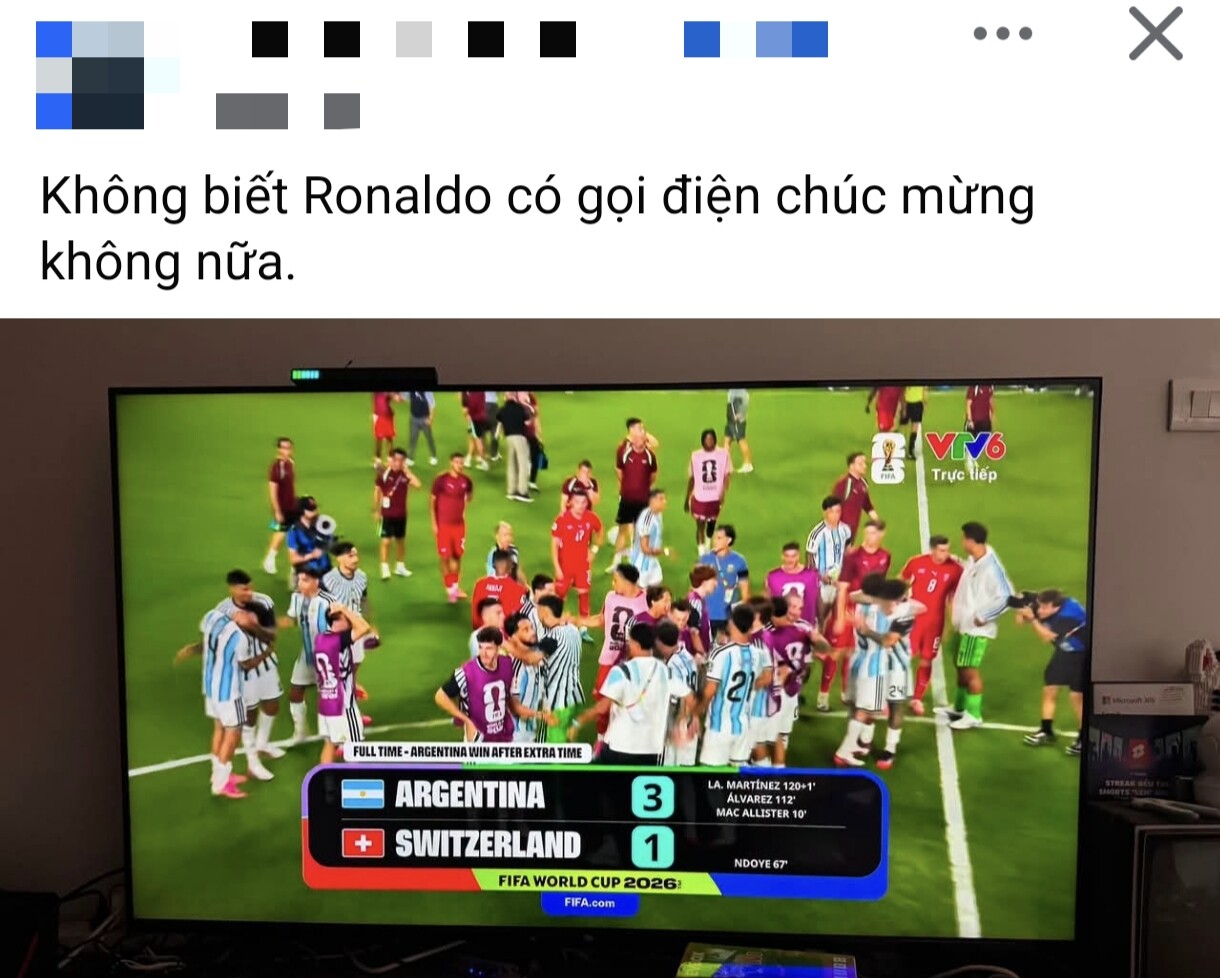 ​​​​​​CR7 lại bị réo tên.