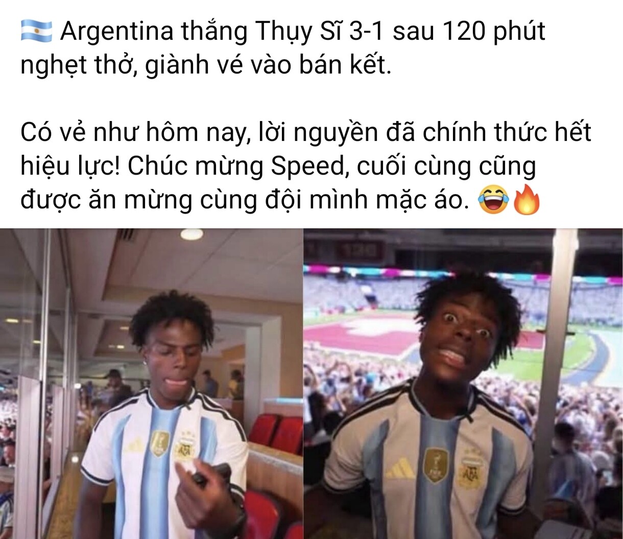 "Lời nguyền chính thức hết hiệu lực".