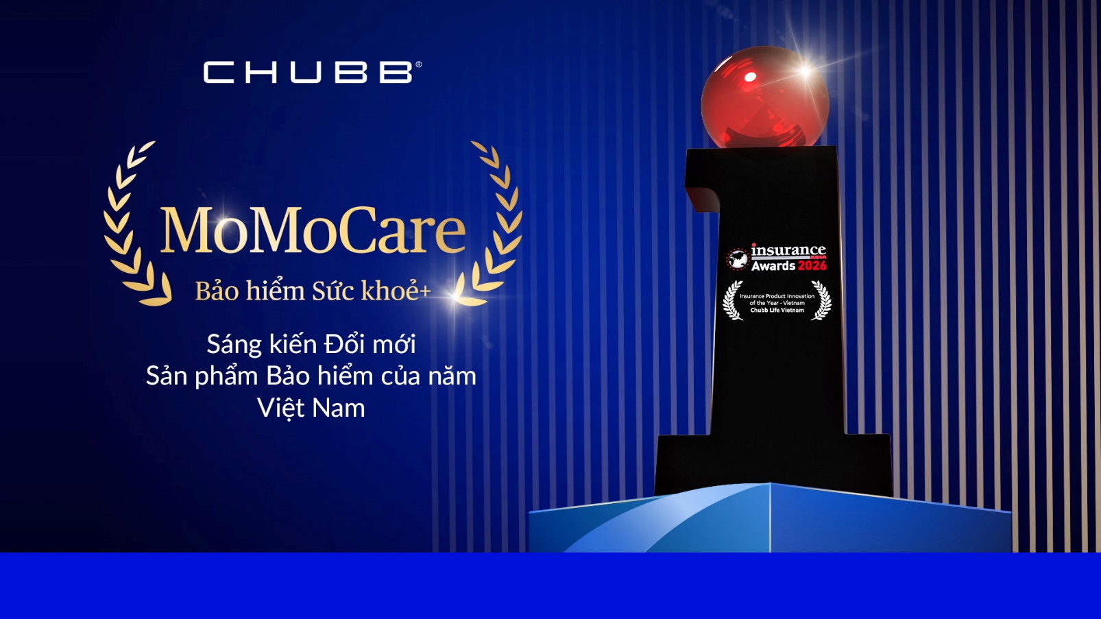 MoMoCare | Bảo hiểm Sức khỏe+ được vinh danh tại Insurance Asia Awards 2026, đánh dấu bước tiến của Chubb Life Việt Nam trong hành trình đưa bảo hiểm đến gần hơn với người Việt.