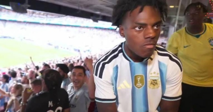 Speed thất vọng khi chứng kiến Argentina thắng Thụy Sĩ ở tứ kết World Cup 2026, trên sân Arrowhead, Kansas City, Mỹ tối 11/7. Ảnh: Youtube