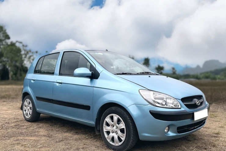 Hyundai Getz dù được xếp cạnh tranh với KIA Morning hay Chevrolet Spark nhưng xe có kích thước lớn hơn. Ảnh: Hoàng Linh Auto
