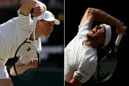 Sinner mang dáng dấp "vua sân cỏ" mới ở Wimbledon, Zverev phải thốt lên cay đắng