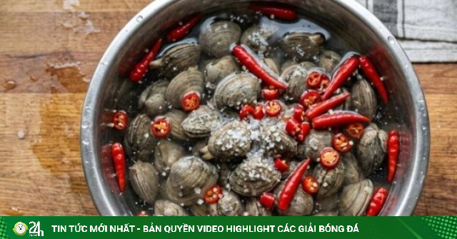 Cách làm sạch nghêu để không còn ngậm cát