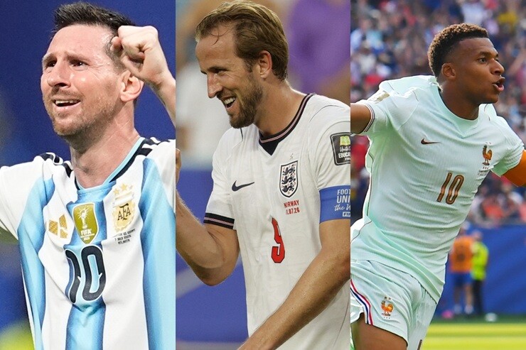 Messi, Kane và Mbappe đang cạnh tranh quyết liệt cho danh hiệu "Vua phá lưới" World Cup 2026