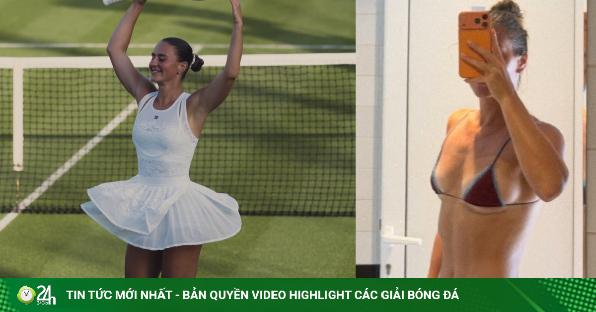 Nữ tay vợt "đẹp nhất Wimbledon" gây sốc khi khoe bức ảnh bikini ở phòng tắm