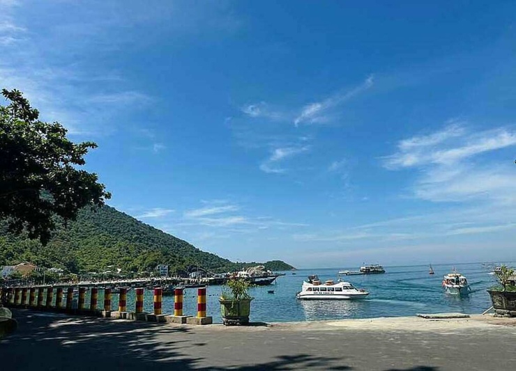 Khu trung tâm đảo Cù Lao Chàm. Ảnh: NVCC