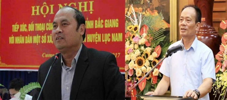 Ông Nguyễn Văn Linh (trái) và ông Lại Thanh Sơn