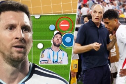 HLV Tuchel được bày "kế độc" khóa Messi, điểm yếu của Argentina bị phơi bày