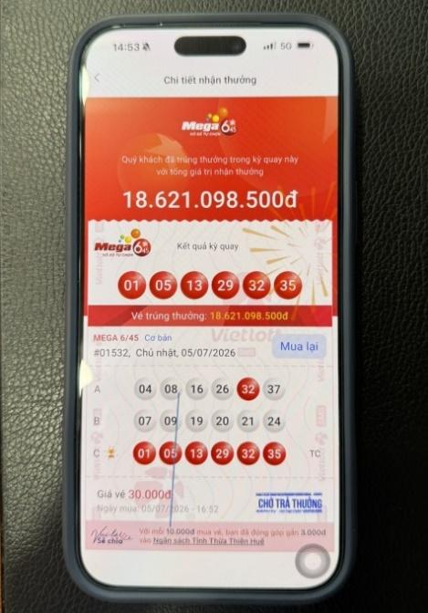 Tấm vé may mắn của anh H.Đ