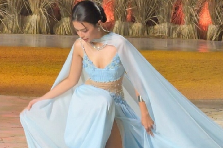 Thí sinh bật khóc khi ngã trên sàn diễn Miss Grand Vietnam 2026