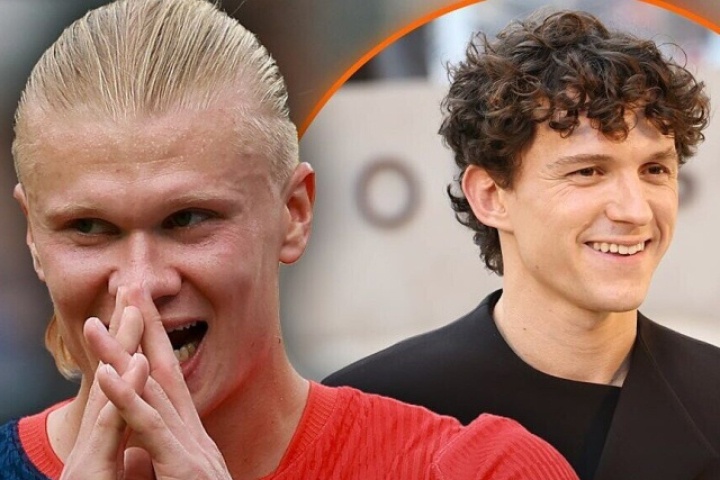 Haaland nhận lời mời ăn tối của Tom Holland sau sự cố 'ngó lơ'