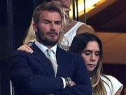 Becks chết lặng, được vợ con an ủi sau thất bại của tuyển Anh