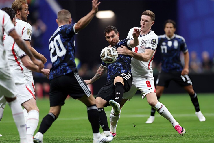 Trực tiếp bóng đá Anh - Argentina: Tranh chấp nảy lửa, Messi năng nổ (World Cup)