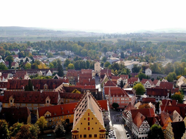 Nördlingen nhìn từ trên cao. Ảnh: Expedia