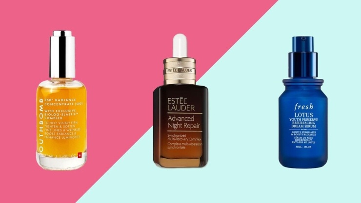 Serum chứa retinol, peptide hoặc vitamin C có thể hỗ trợ cải thiện độ săn chắc và giảm dấu hiệu lão hóa khi sử dụng đều đặn. Ảnh: GoodHouse Keeping