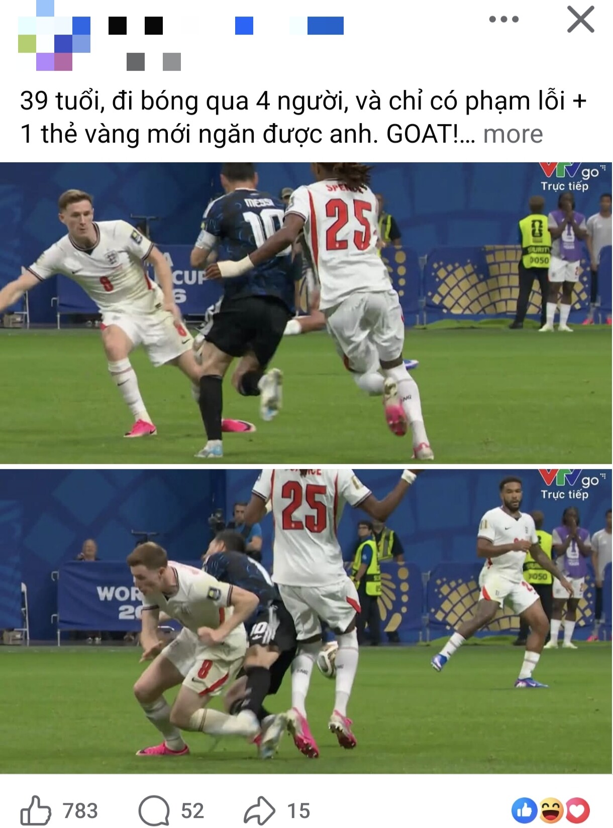 Pha đi bóng đáng chú ý của Lionel Messi.