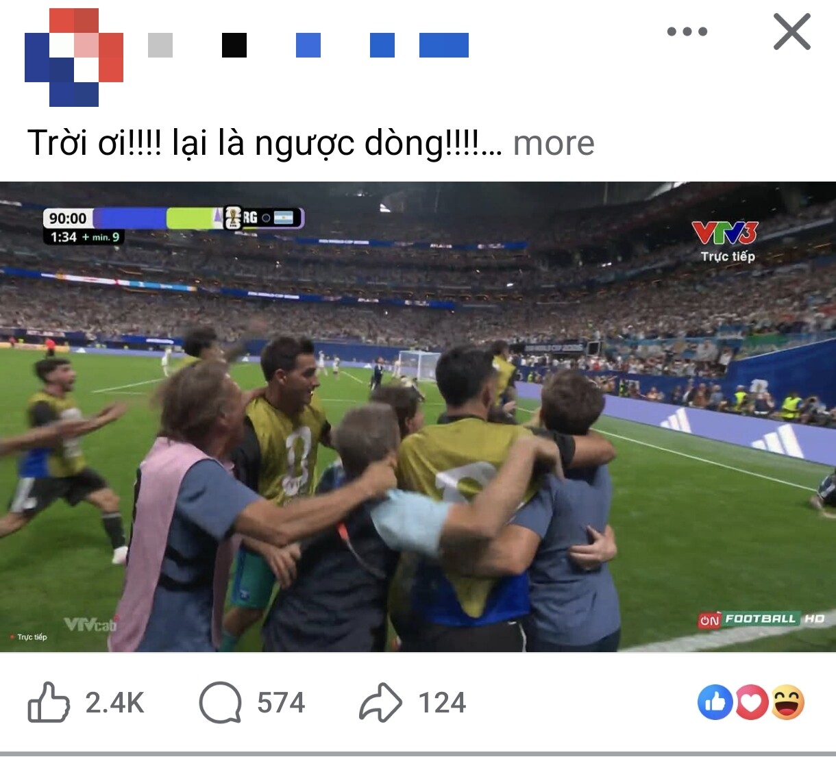"Trời ơi, lại là ngược dòng".