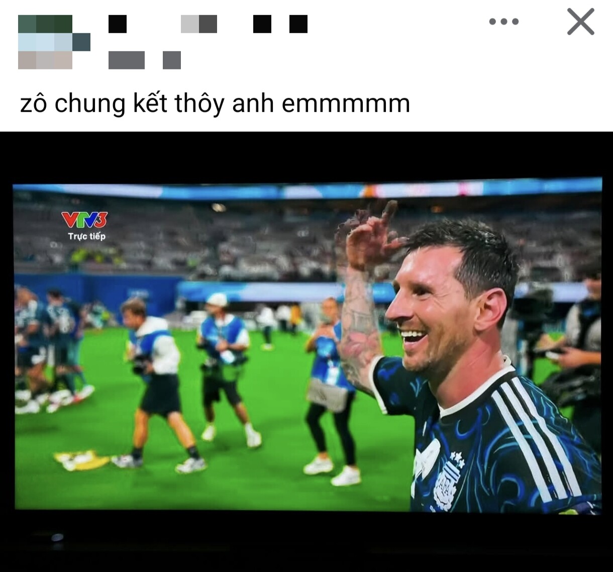 "Vô chung kết thôi anh em".