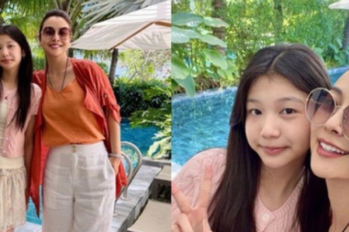 Vợ chồng Jennifer Phạm đưa ba con đi nghỉ hè ở châu Âu, con gái đầu trổ mã nhờ chế độ dinh dưỡng đầy đủ